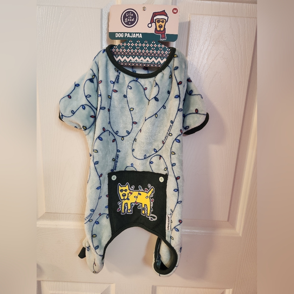 Dog Pajama with Festive Lights